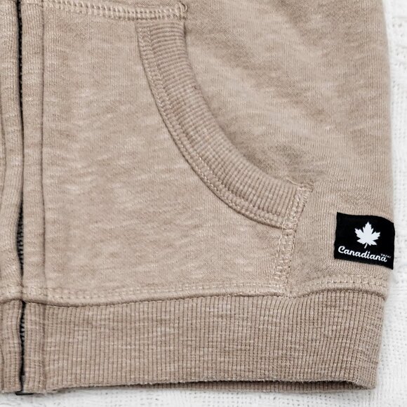 Light Brown Toddler Hoodie With Moose Logo - Picture 6 of 6